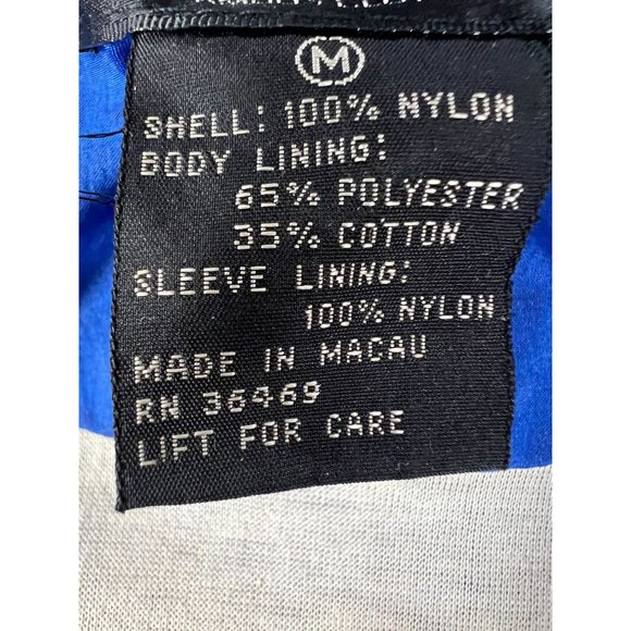 Casual Club Vintage Retro Windbreaker  M Black   Nylon - Picture 14 of 16